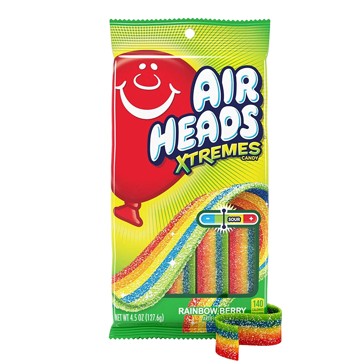 Airheads Xtremes Belts Rainbow Berry 4.5oz - Peg