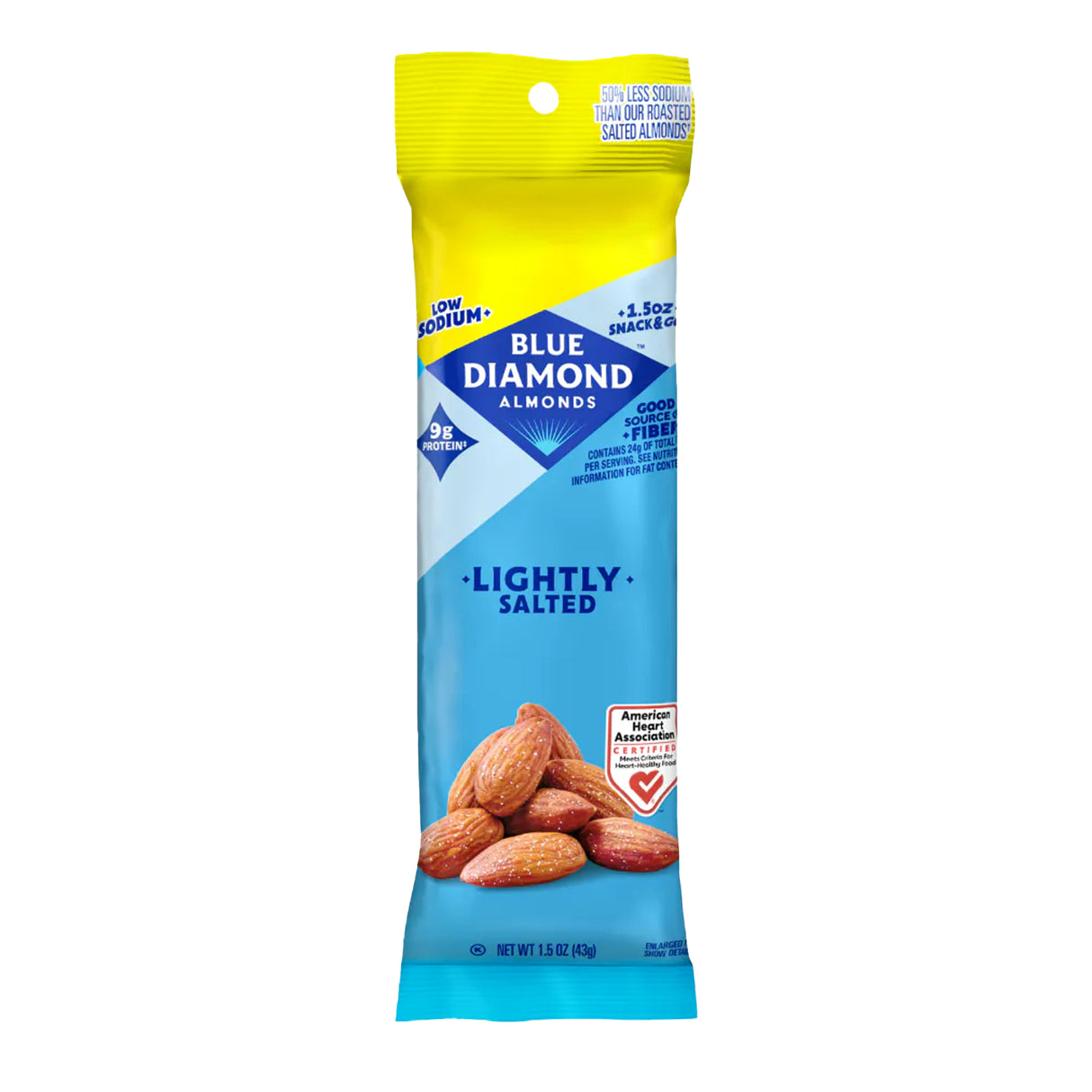 Blue Diamond Lightly Salted Almonds 1.5oz - 18ct