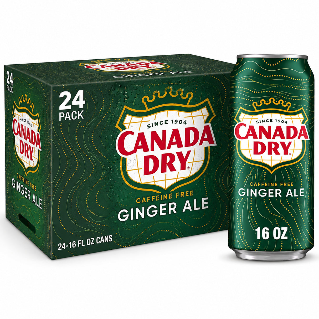 Canada Dry Caffeine Free Ginger Ale 16oz - 24ct