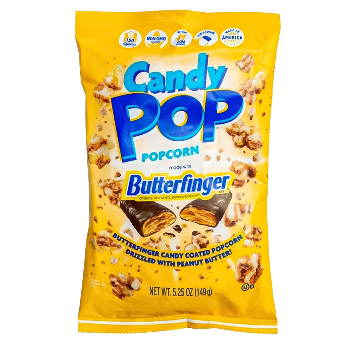 Candy Pop Butterfinger Candy Coated Popcorn 5.25oz
