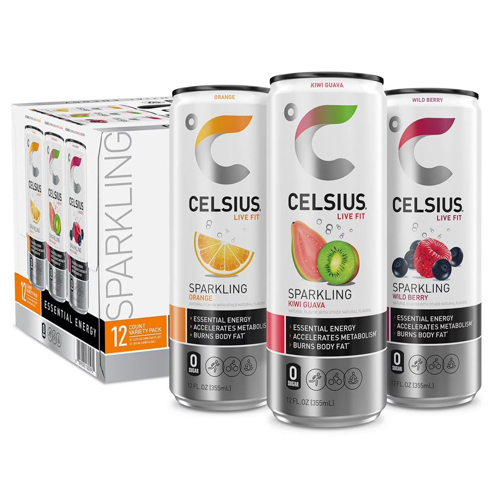 Celsius Sparkling Original Variety Pack 12oz - 12ct