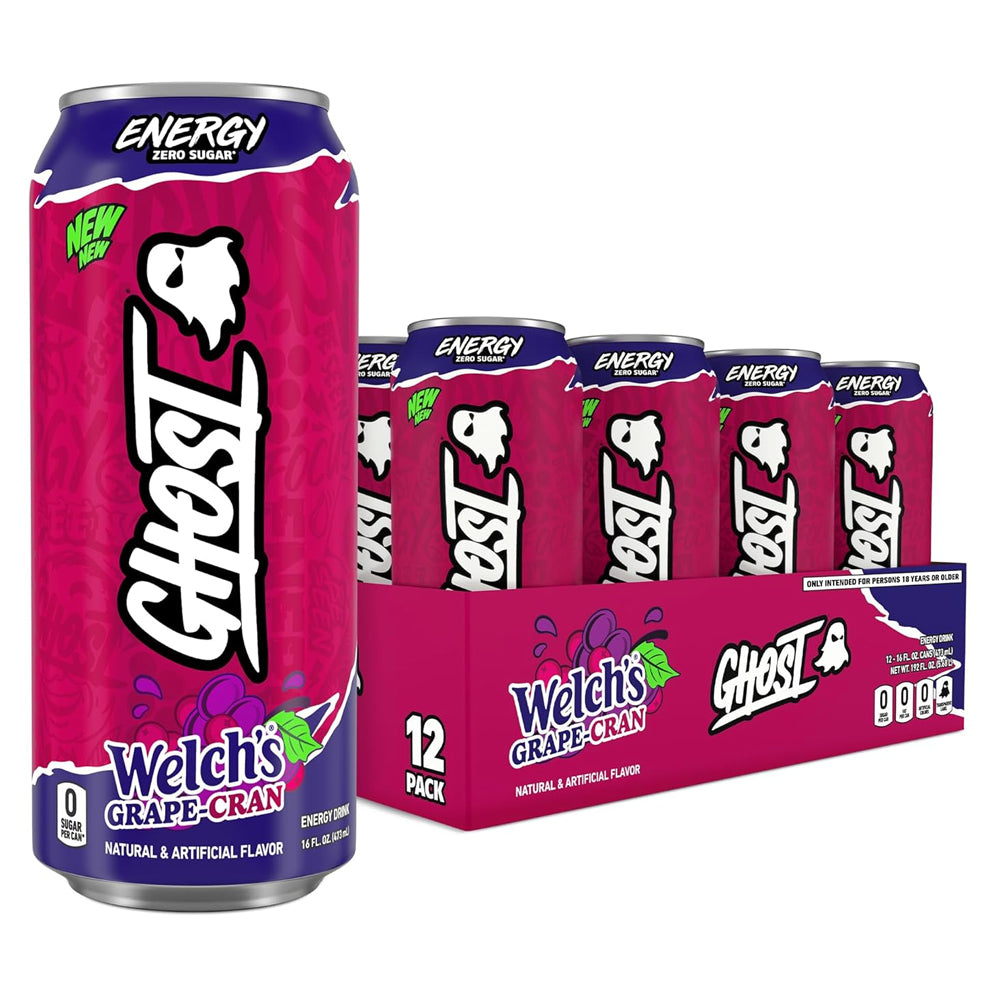Ghost Grape Cranberry 16oz - 12pk