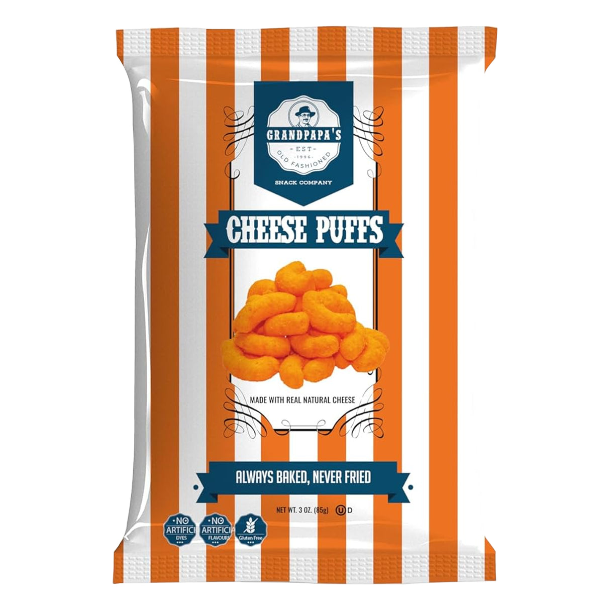 Grandpapa's Cheese Puffs 3oz Single