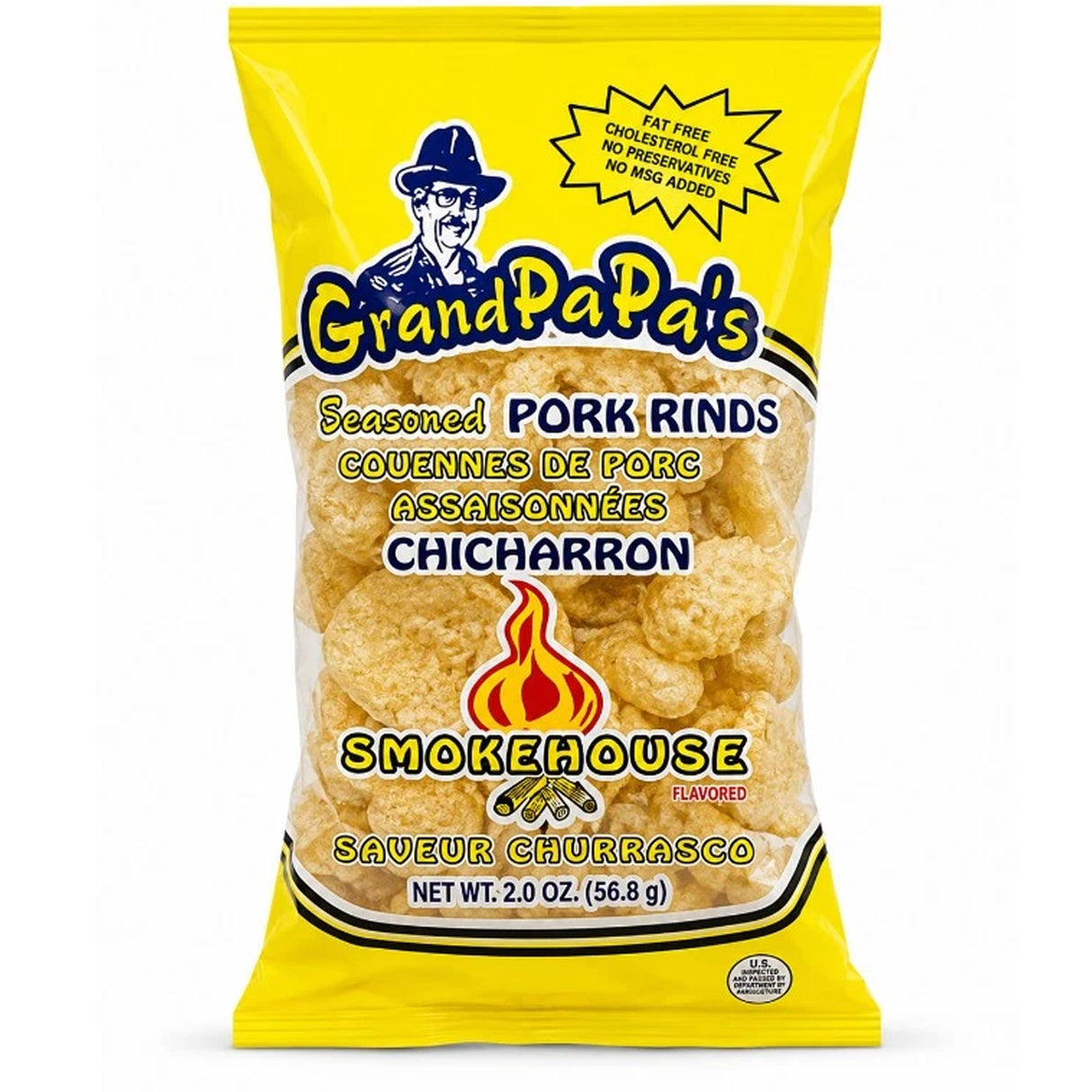 Grandpapa’s Original Pork Rinds 2oz Single