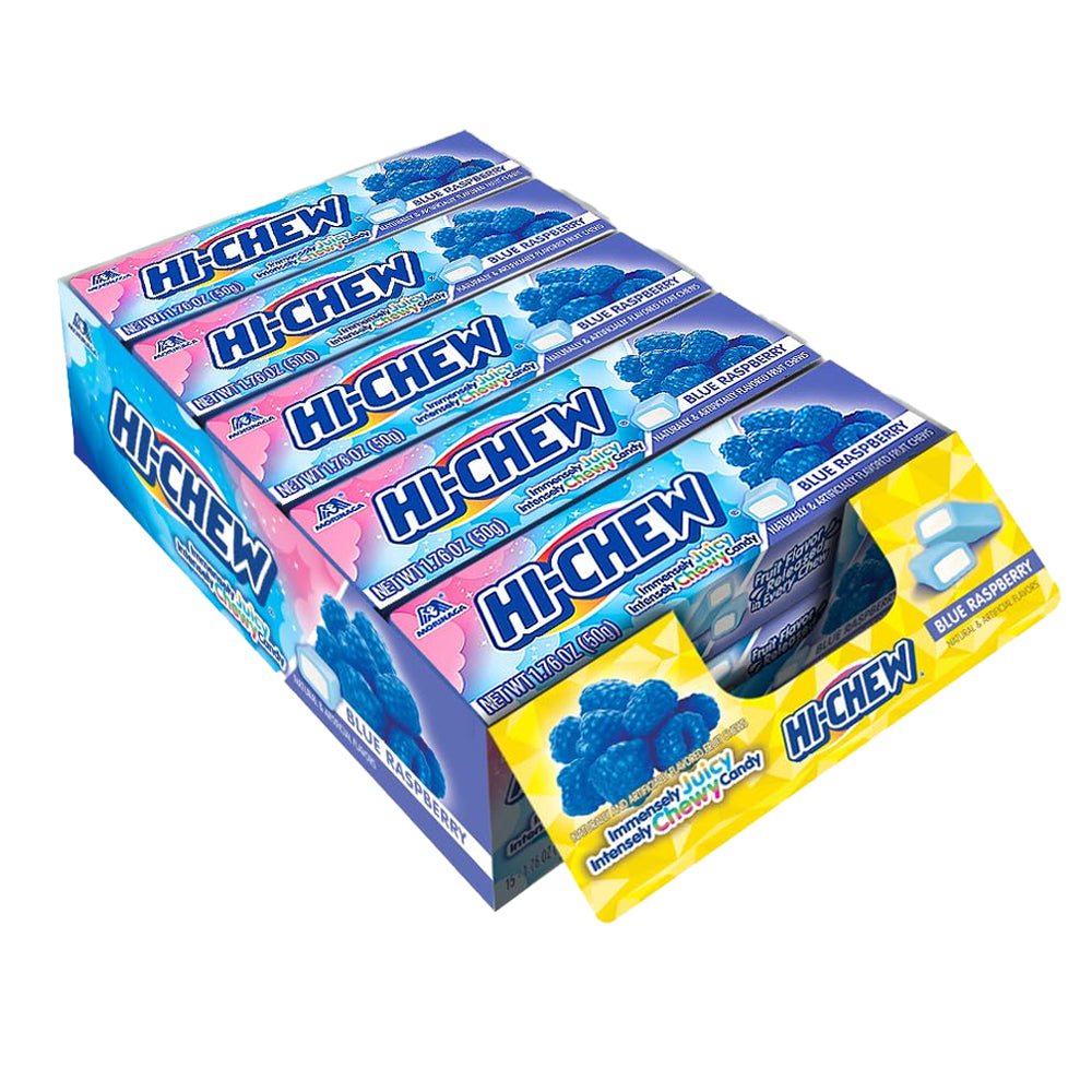 Hi-Chew Stick Blue Raspberry Regular 1.76oz - 15ct