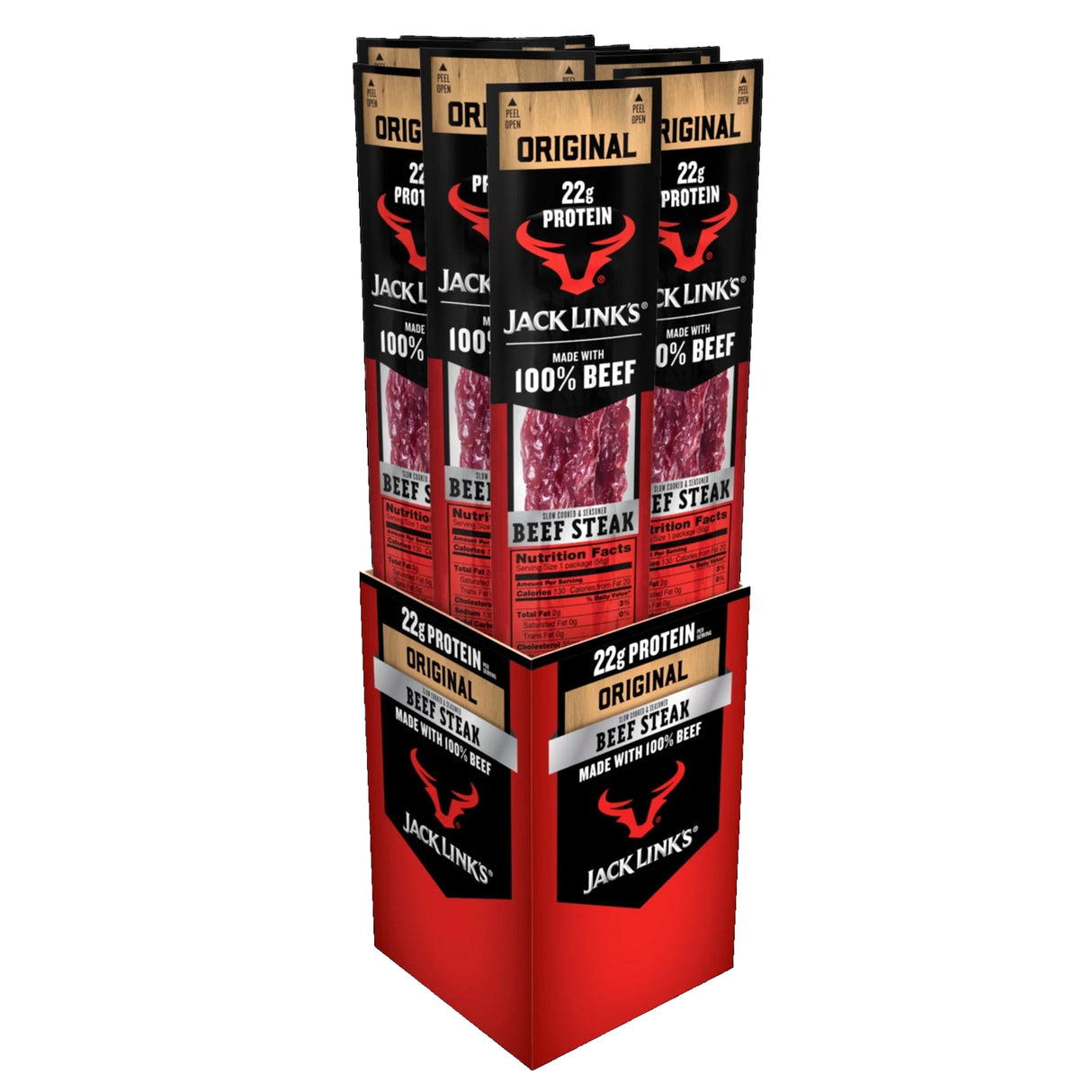 Jack Link's Jumbo Original Beef Steak 2oz - 12ct