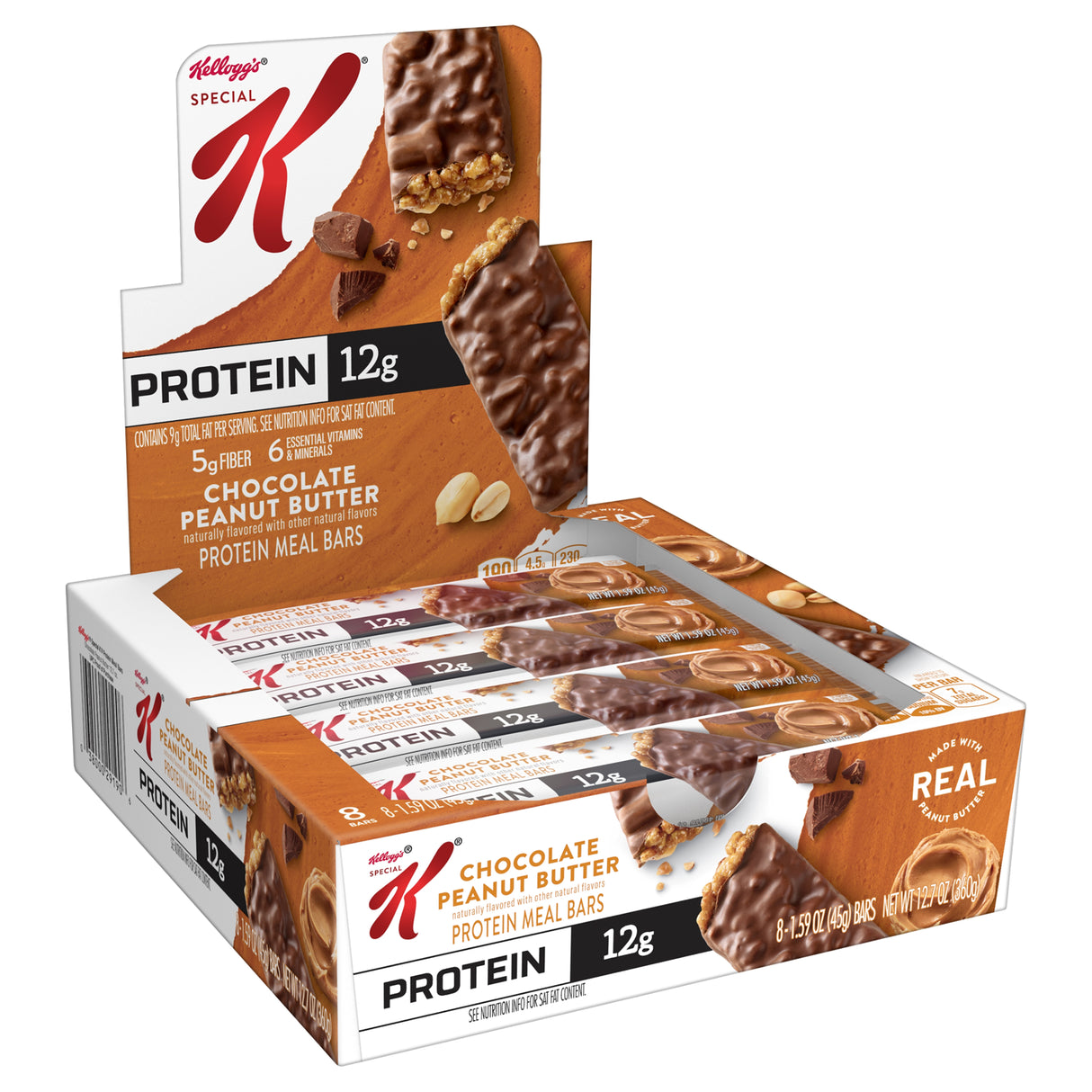 Kellog's Special K Chocolate Peanut Butter Protein Bar 1.59oz - 8ct