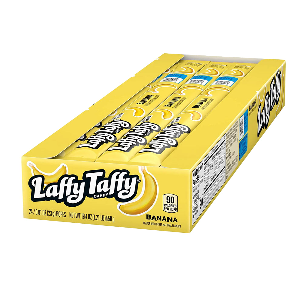 Laffy Taffy Banana Rope 0.81oz - 24ct
