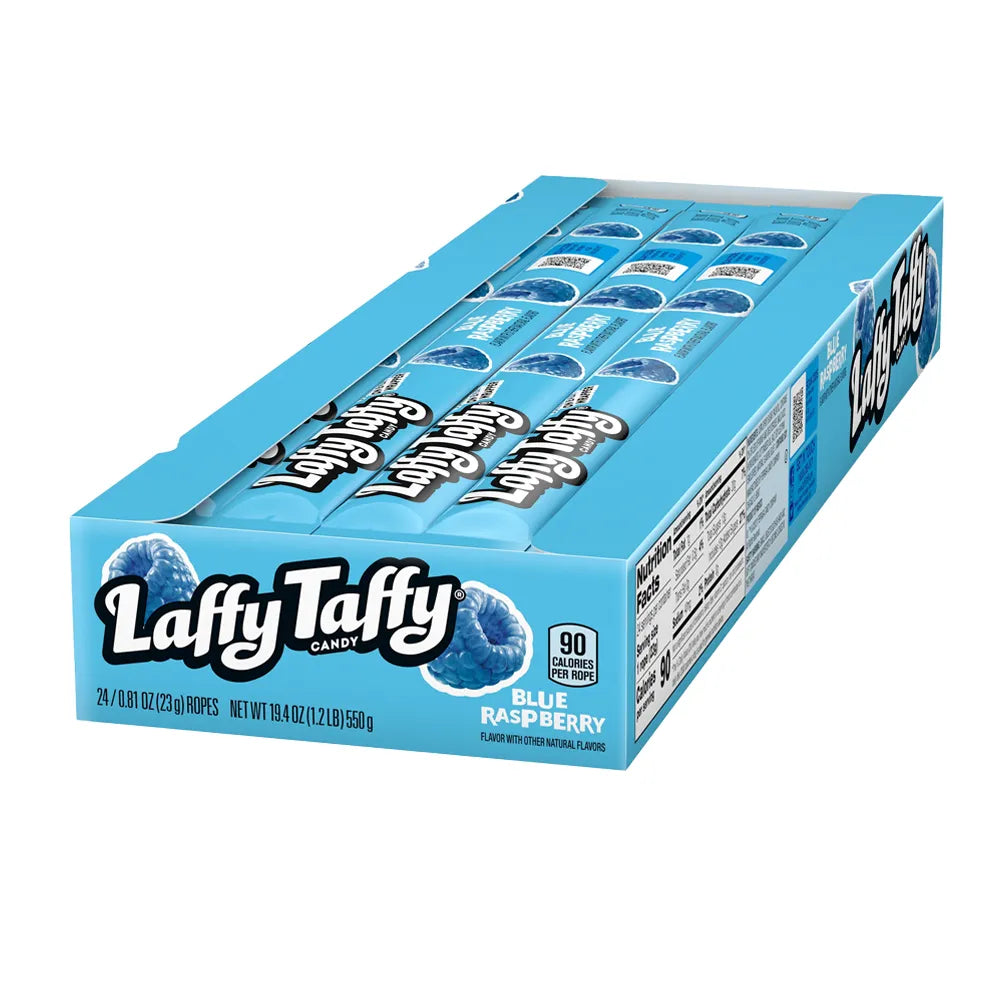 Laffy Taffy Blue Raspberry Rope 0.81oz - 24ct