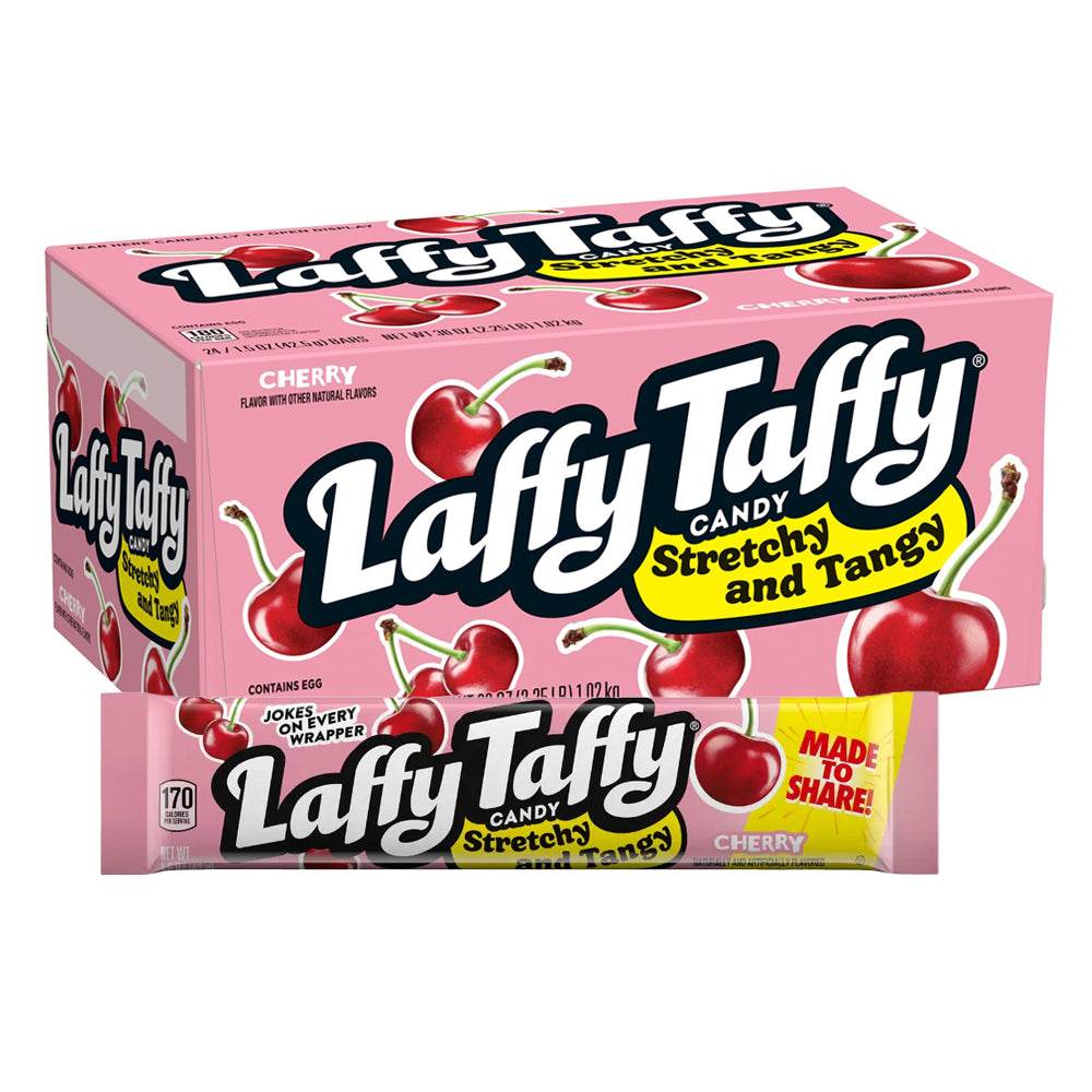 Laffy Taffy Cherry Regular 1.5oz - 24ct