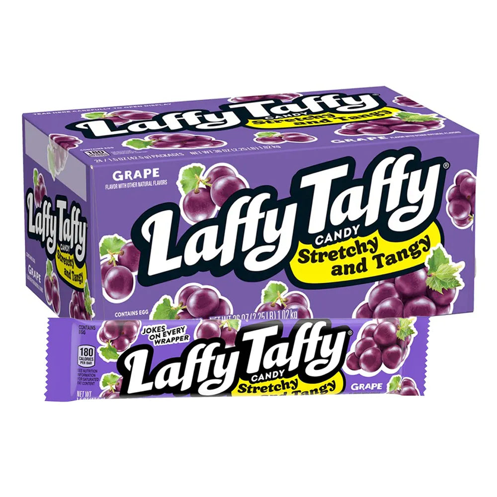 Laffy Taffy Grape Regular 1.5oz - 24ct