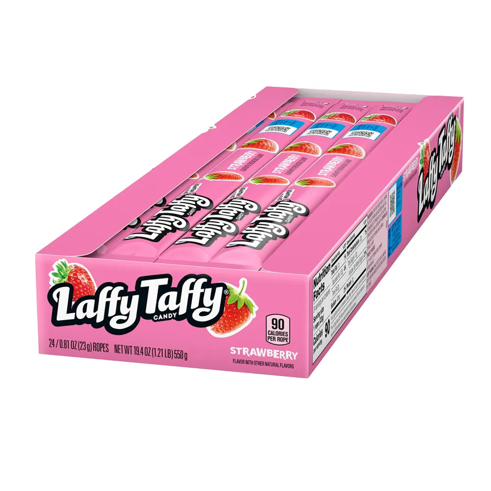 Laffy Taffy Strawberry Rope 0.81oz - 24ct