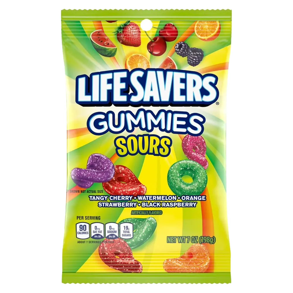 Life Savers Gummy Sour Gummies 7oz - Single