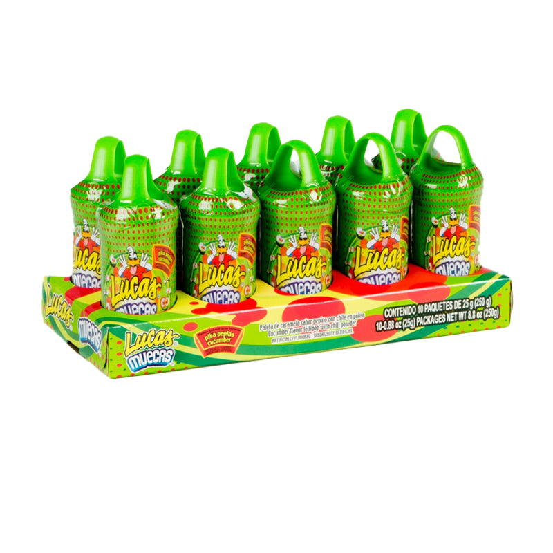 Lucas Muecas Pika Pepino Cucumber 25g - 10ct