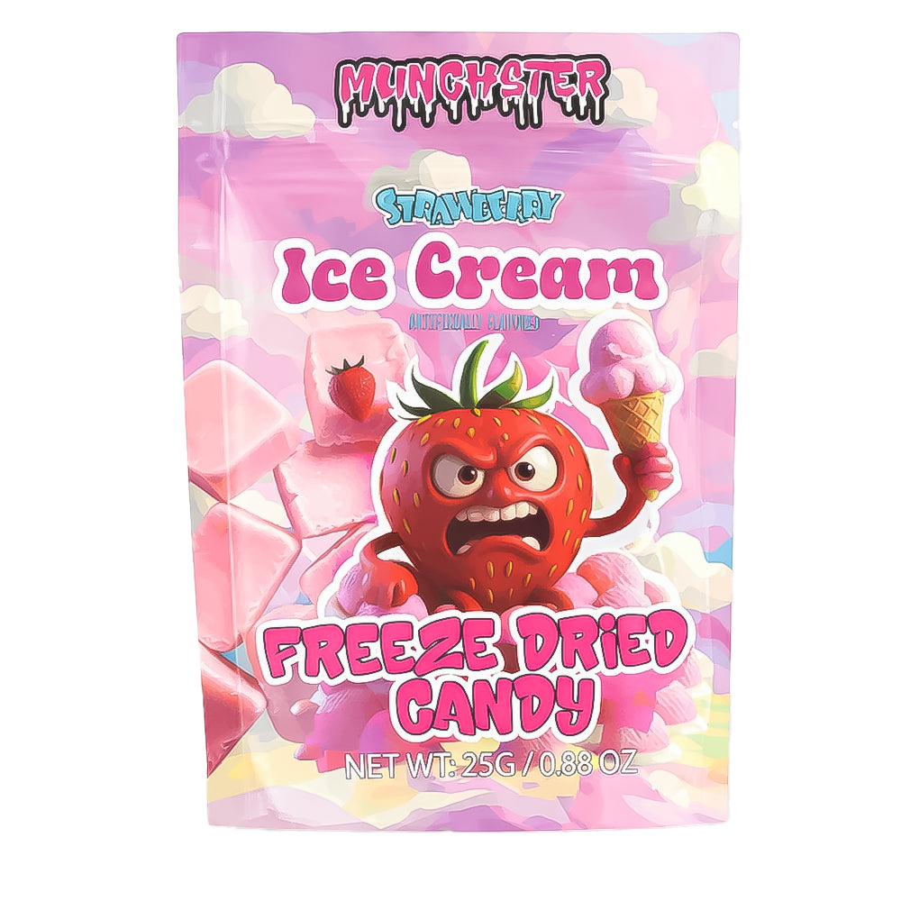 Munchster Strawberry Freeze Dried Candy 0.88oz