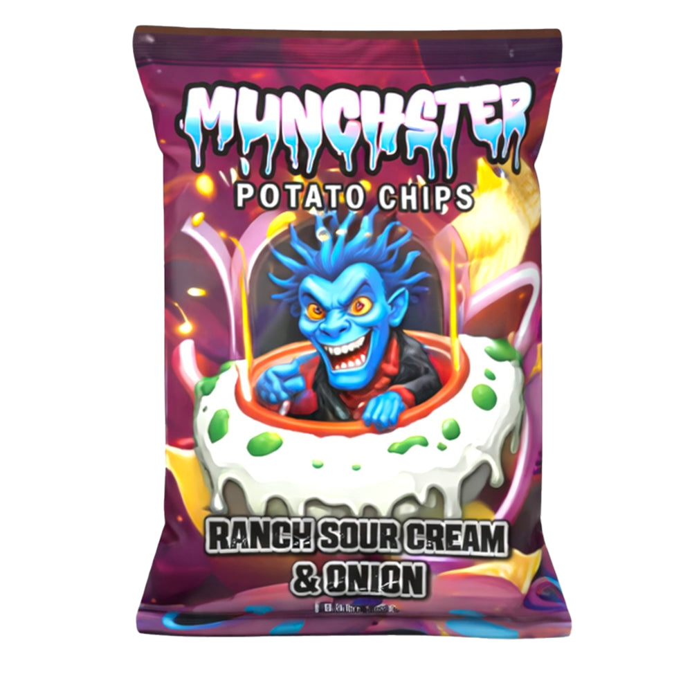 Munchster Ranch Sour Cream & Onion Potato Chips 2.5oz