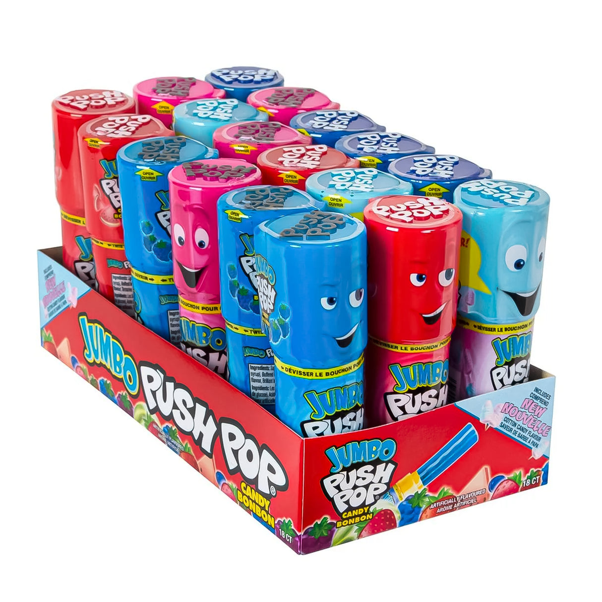 Push Pop Jumbo 1.6oz - 18ct