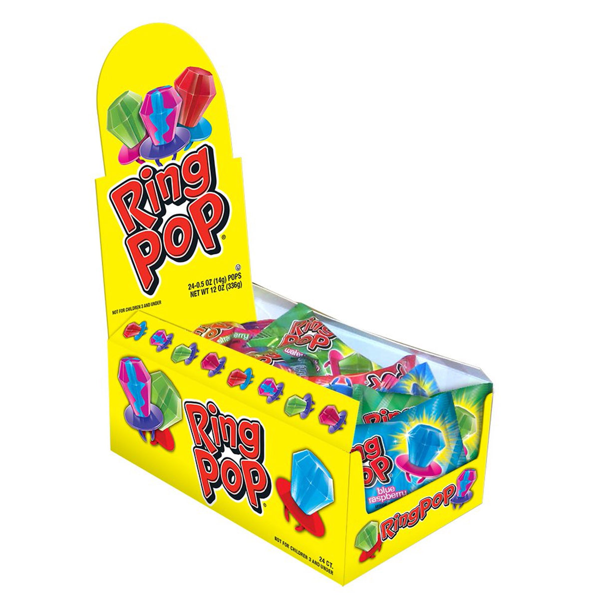 Ring Pop Candy Pacifier - 24ct