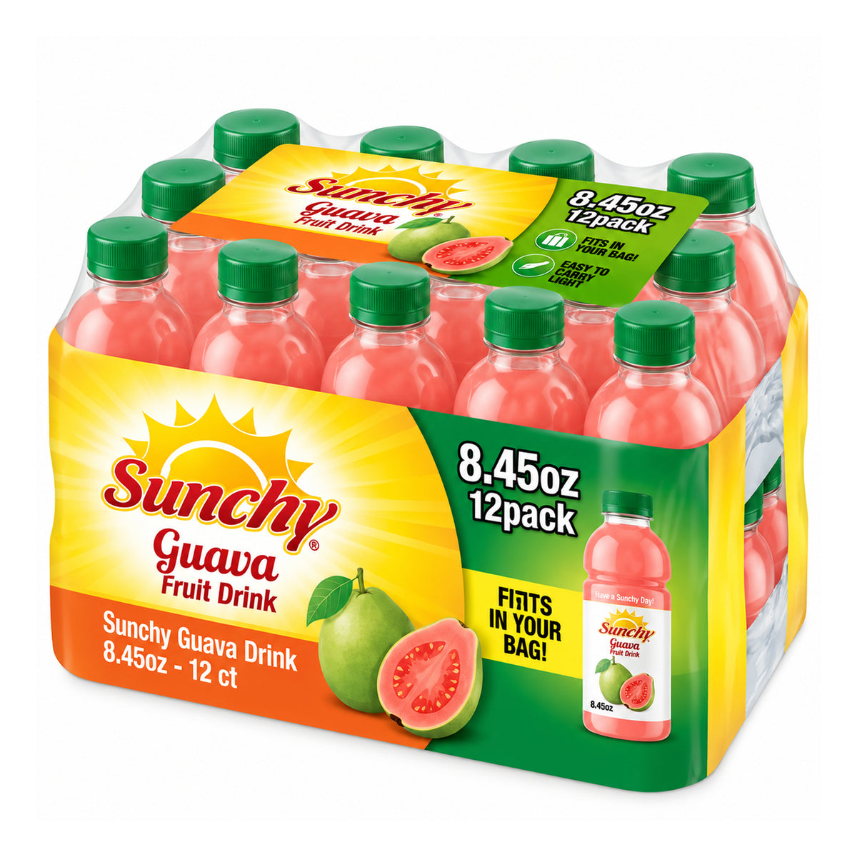 Sunchy Guava Drink 8.45oz - 12ct