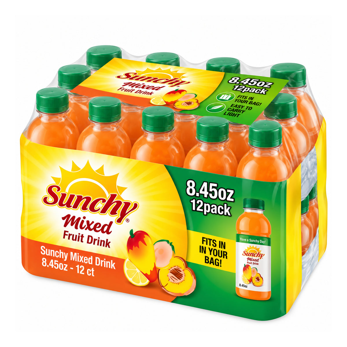 Sunchy Mix Fruit Drink 8.45oz - 12ct