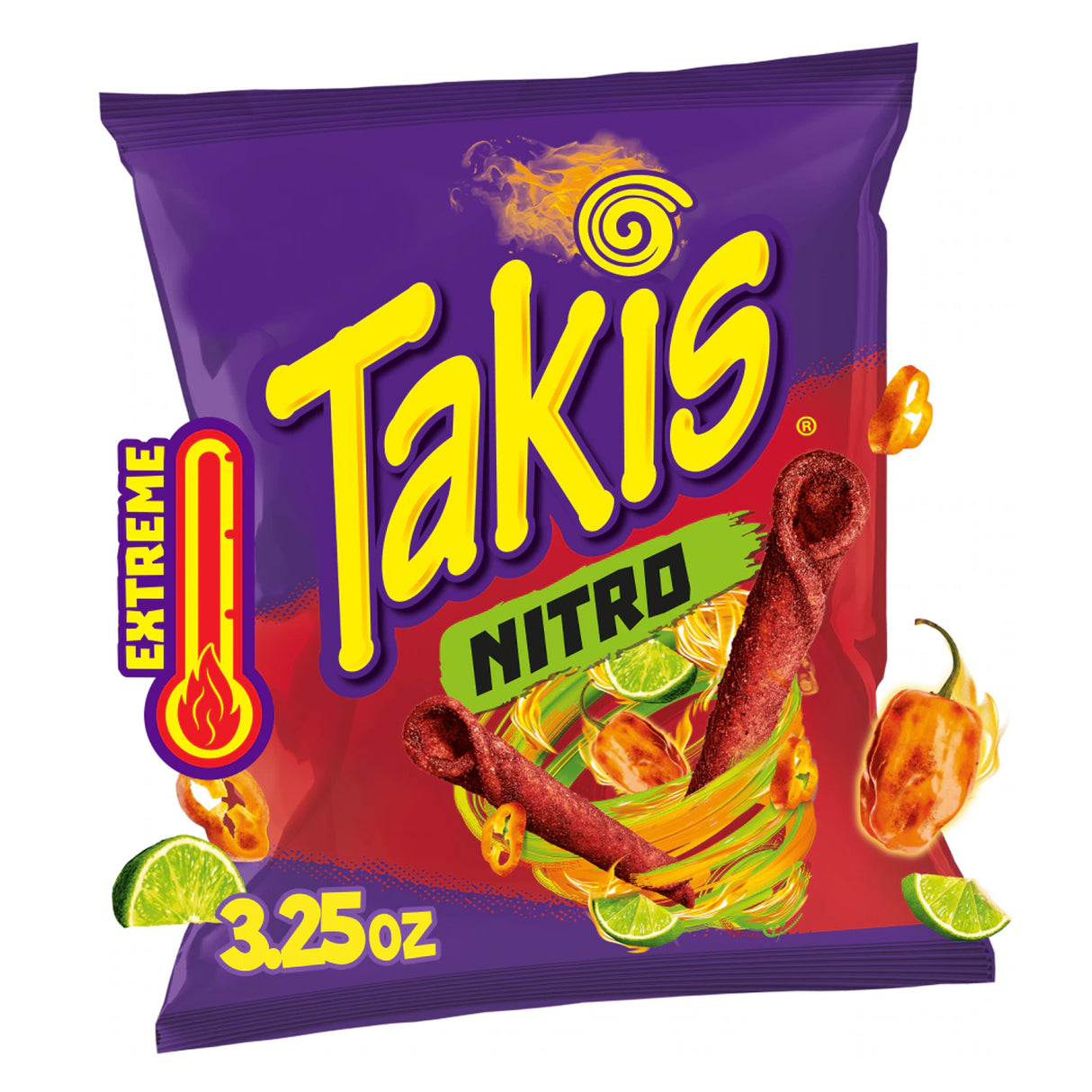 Takis Nitro Rolled Tortilla Chips 3.25oz Single