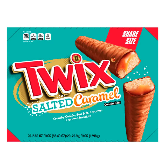 Twix Salted Caramel King 2.82oz candy bars box