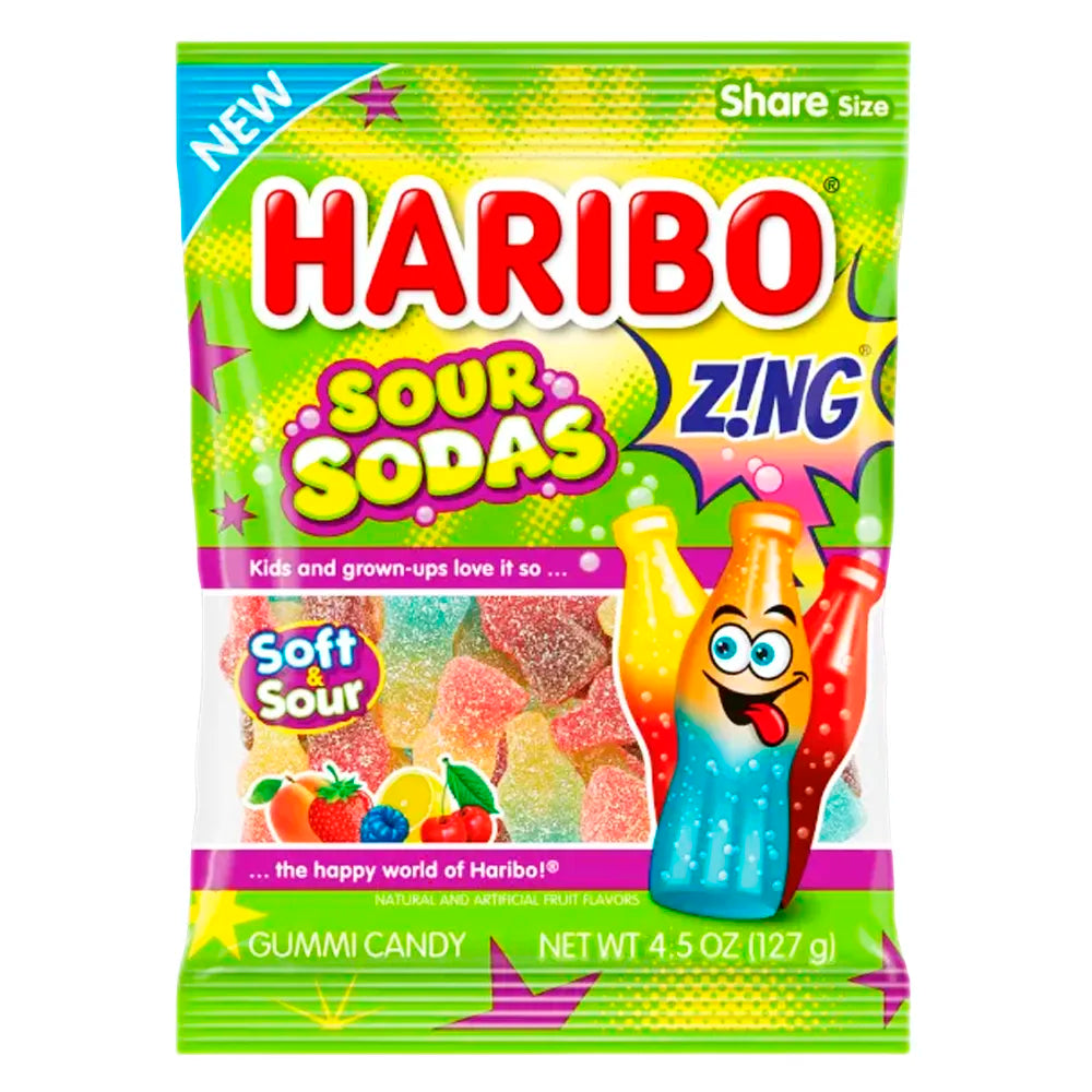 Haribo Sour Soda 4.5oz - Single