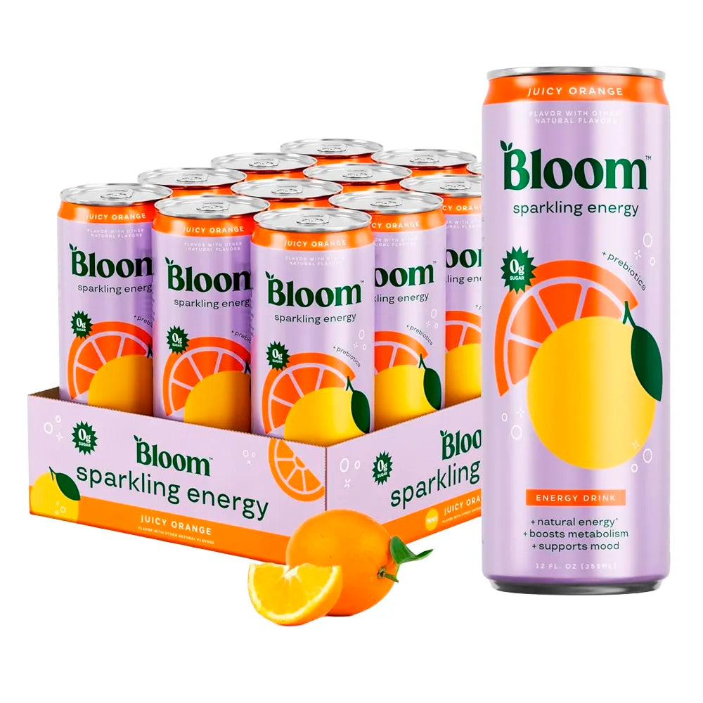 Bloom Juicy Orange 12oz - 12pk