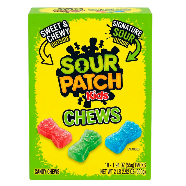 Sour Patch Kids Chews 1.94oz 18ct box