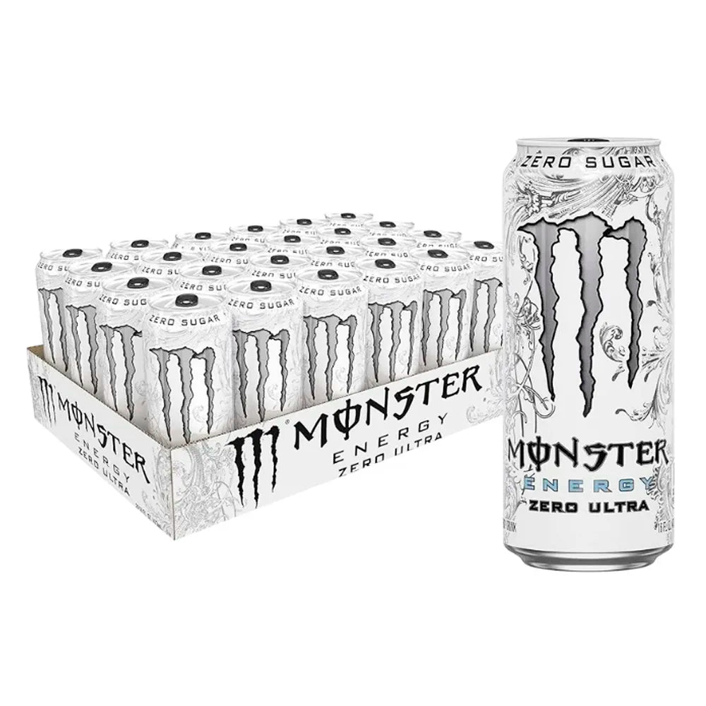 Monster Energy Ultra White Zero Sugar 16oz - 24ct