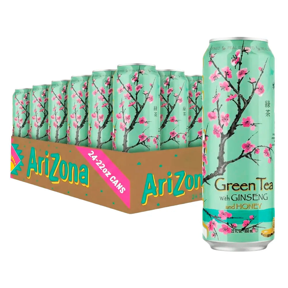 Arizona Green Tea with Ginseng & Honey 22oz - 24ct