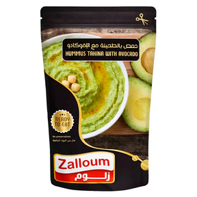 Zalloum Hummus Tahina with Avocado snack pouch