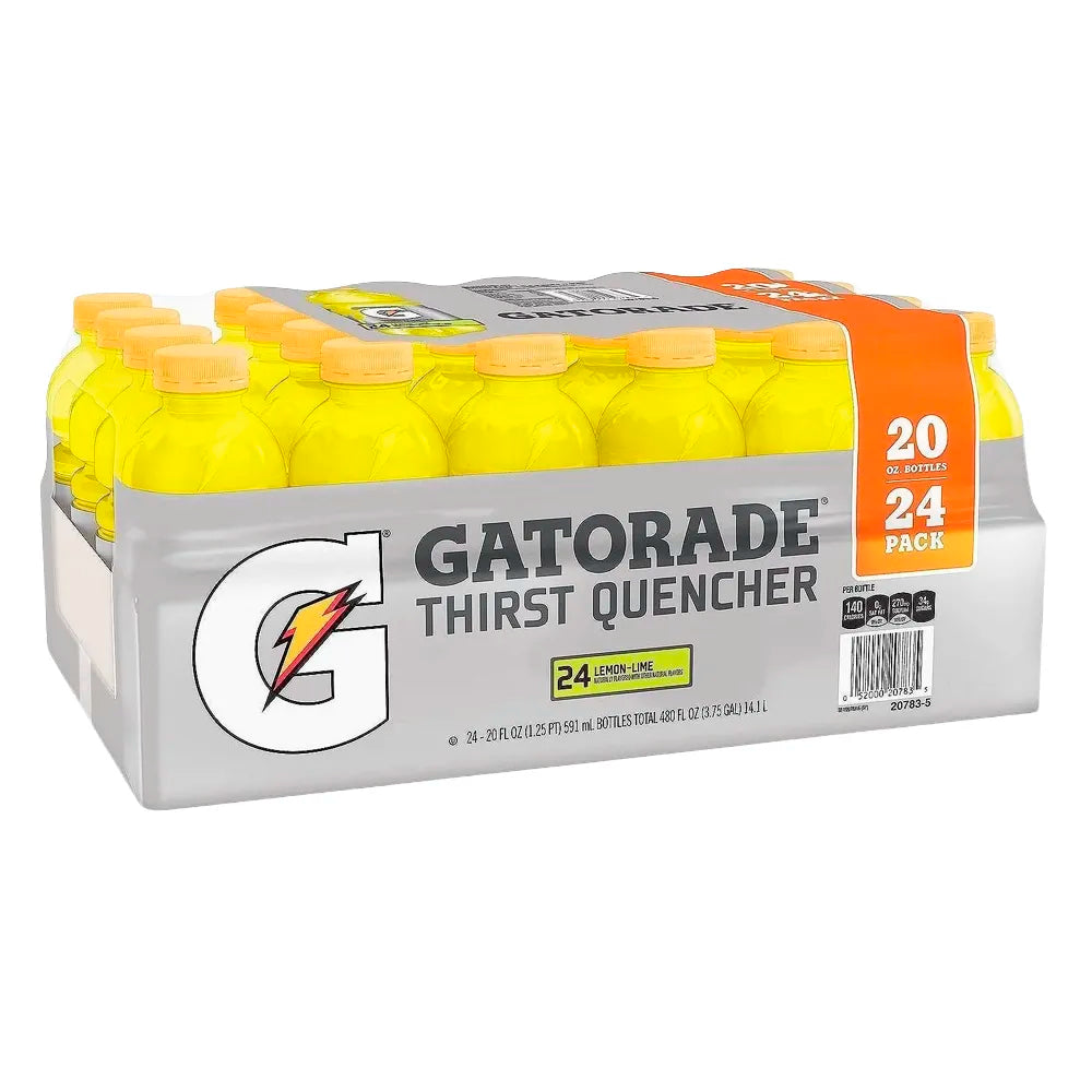 Gatorade Lemon Lime 20oz - 24ct