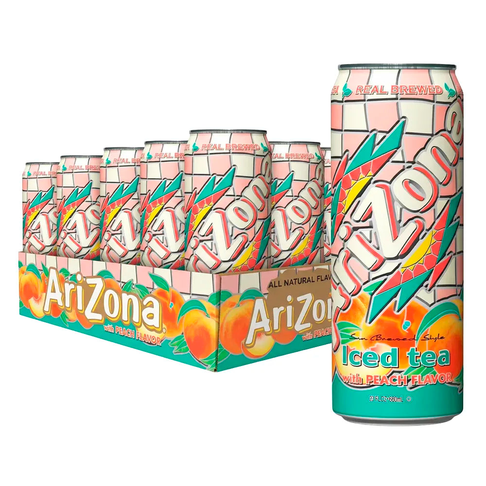Arizona Peach Tea 22oz - 24ct