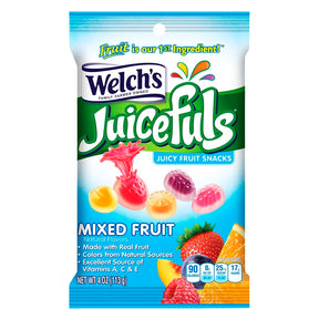 Welch's Juicefuls Mixed Fruit 4oz candy bag