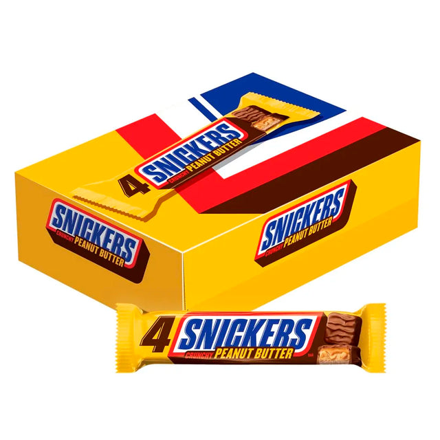 Snickers Crunchy Peanut Butter King 3.56oz - 18ct box with individual candy bar