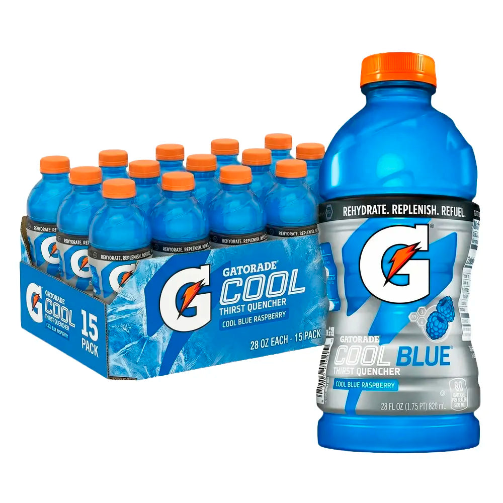 Gatorade Cool Blue Rasp 28oz - 15ct