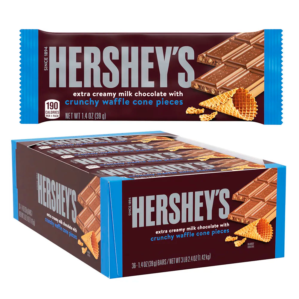 Hershey Extra Creamy Waffle Cone Regular 1.4oz - 36ct
