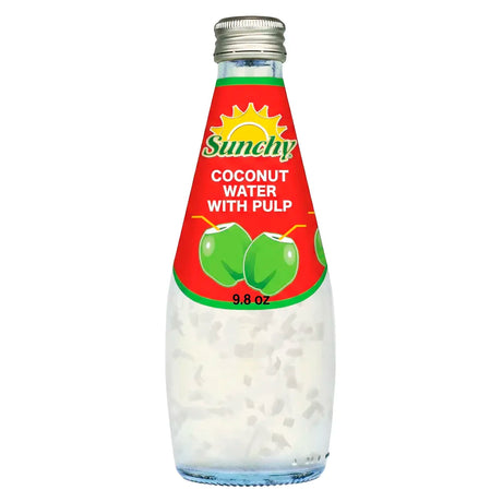 Sunchy Coconut Water Glass Bottle 9.8oz - 24ct