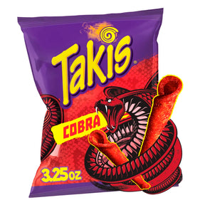 Takis Cobra snack bag 3.25oz for spicy snack foods