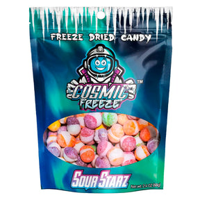 Cosmic Freeze freeze dried sour star-shaped candy bag
