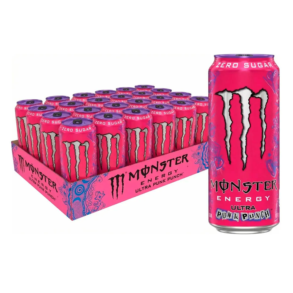 Monster Energy Ultra Punk Punch Zero 16oz - 24ct