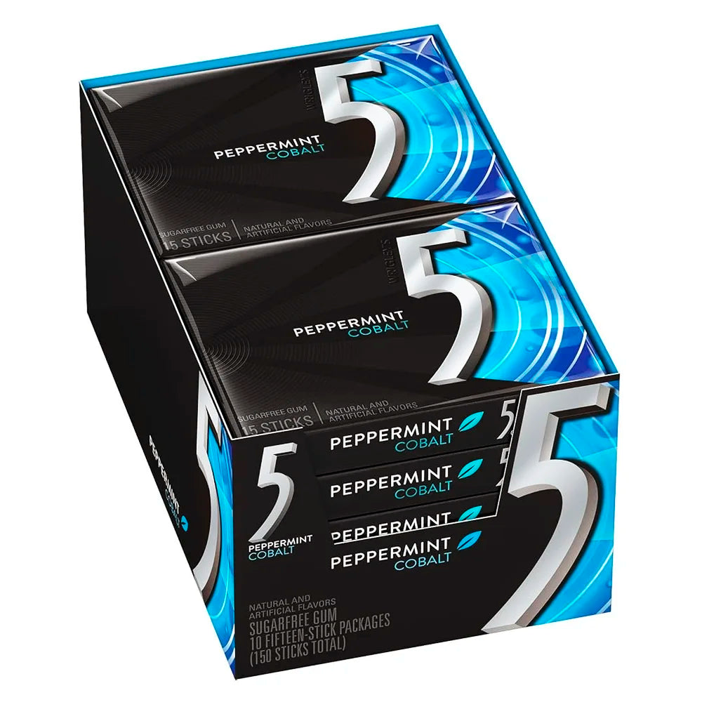 5 Gum Cobalt Blue Peppermint Party Pack - 10ct