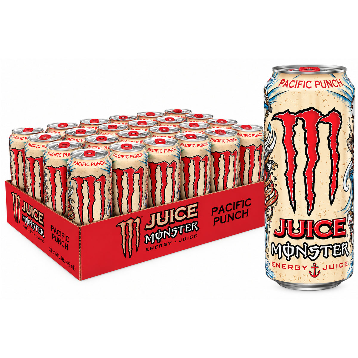 Monster Energy Pacific Punch Juice 16oz - 24ct