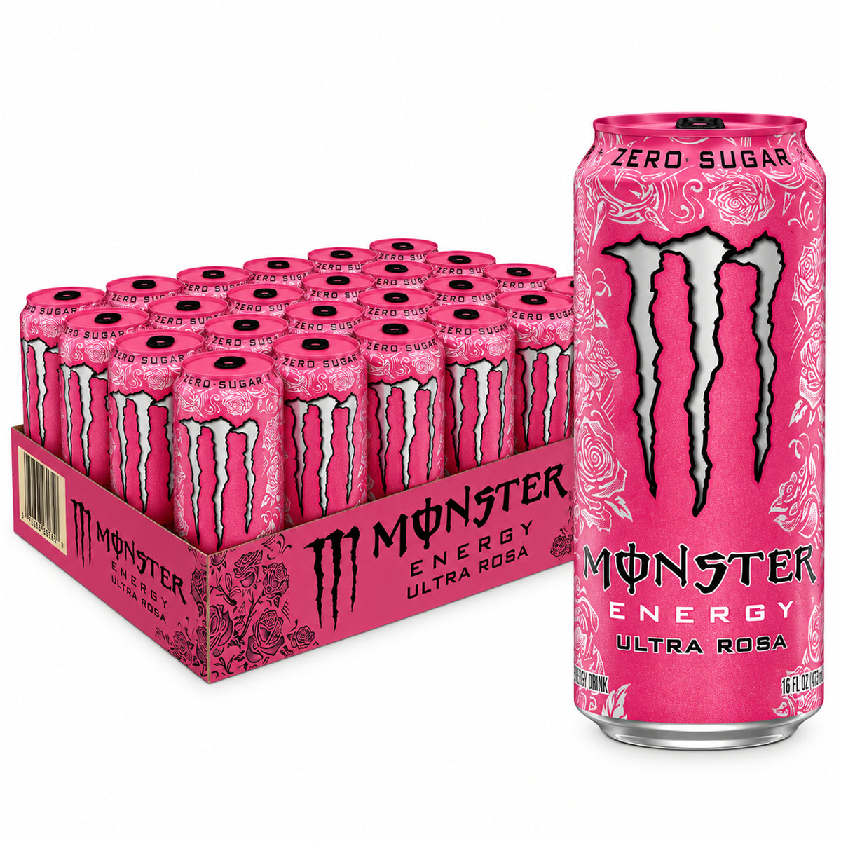 Monster Energy Rosa Zero 16oz - 24ct