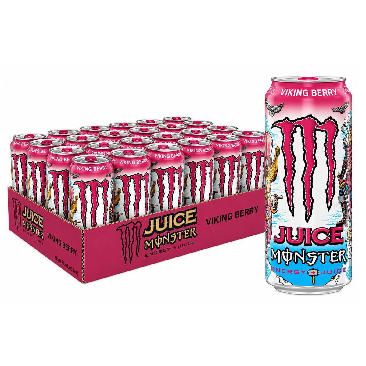 Monster Energy Viking Berry Juice 16oz - 24ct