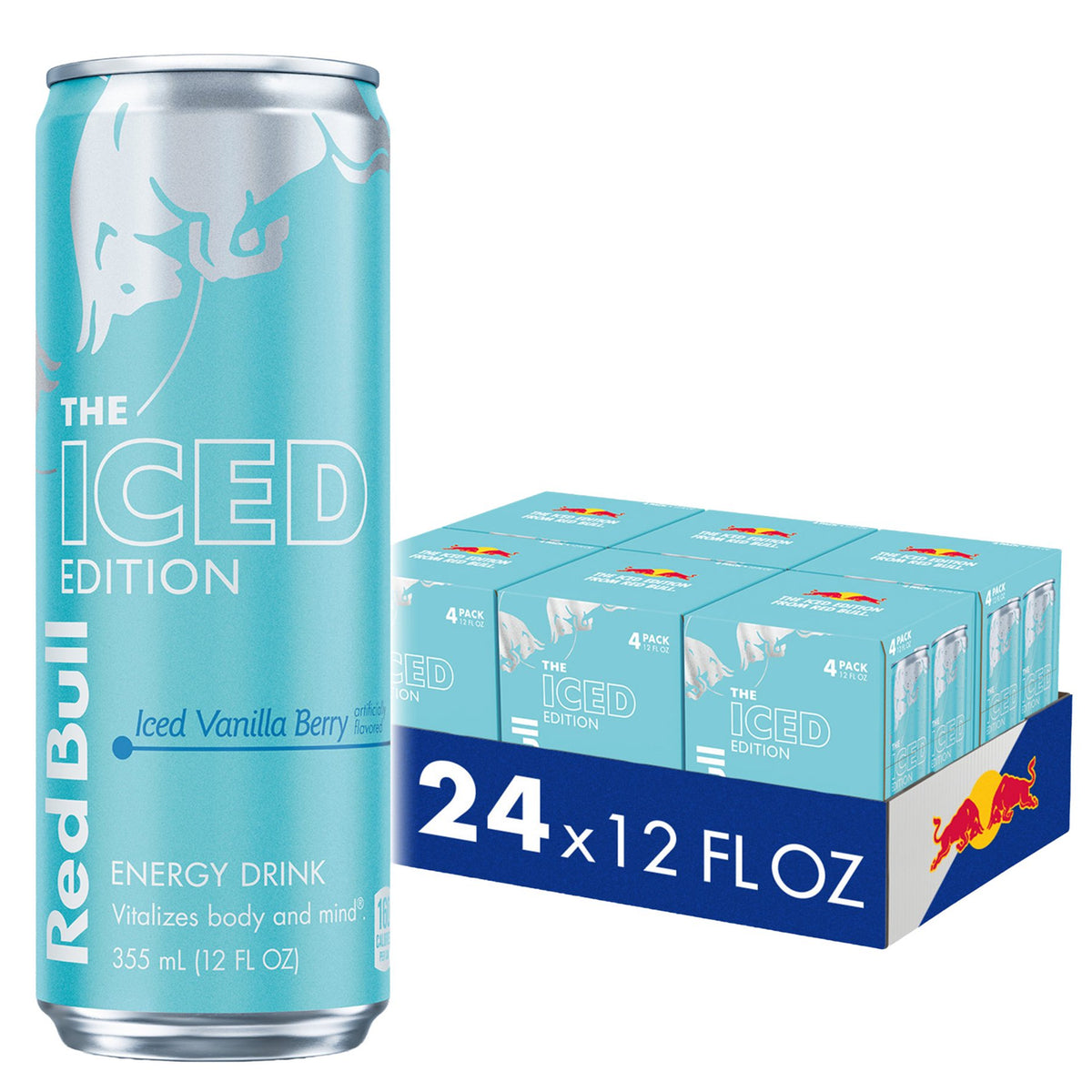 Red Bull Iced Vanilla Berry Energy Drink 12oz - 24ct