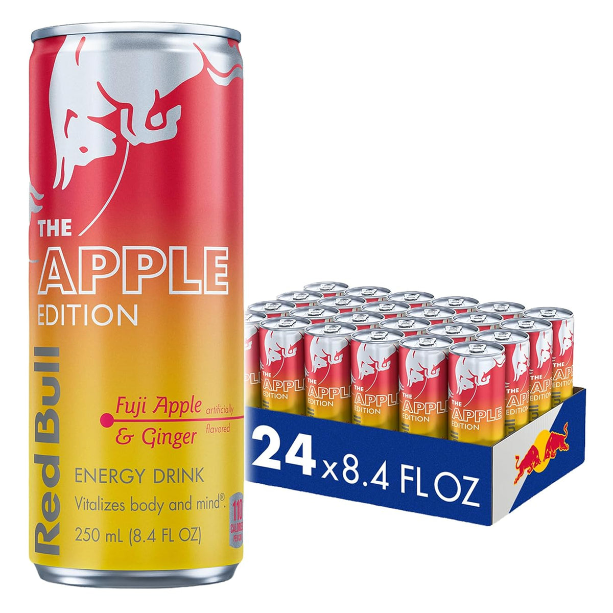 Red Bull Fuji Apple Ginger Energy Drink 8.40oz - 24ct
