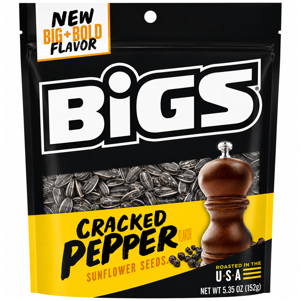 BIGS Cracked Pepper Sunflower Seeds 5.35oz - Single