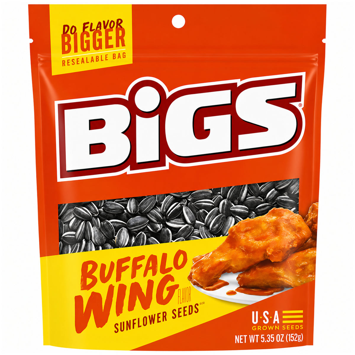 BIGS Red Hot Buffalo Wing Sunflower Seeds 5.35oz - Single